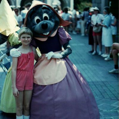 Childhood photo at Walt Disney World
